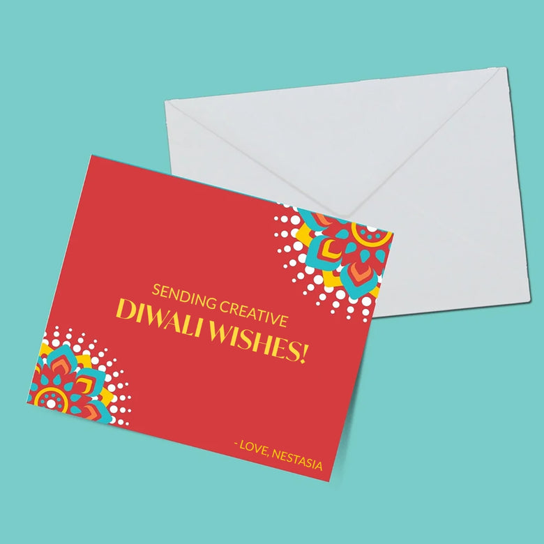 Creative Diwali Card Ideas to Share Your Festive Wishes | Nestasia 