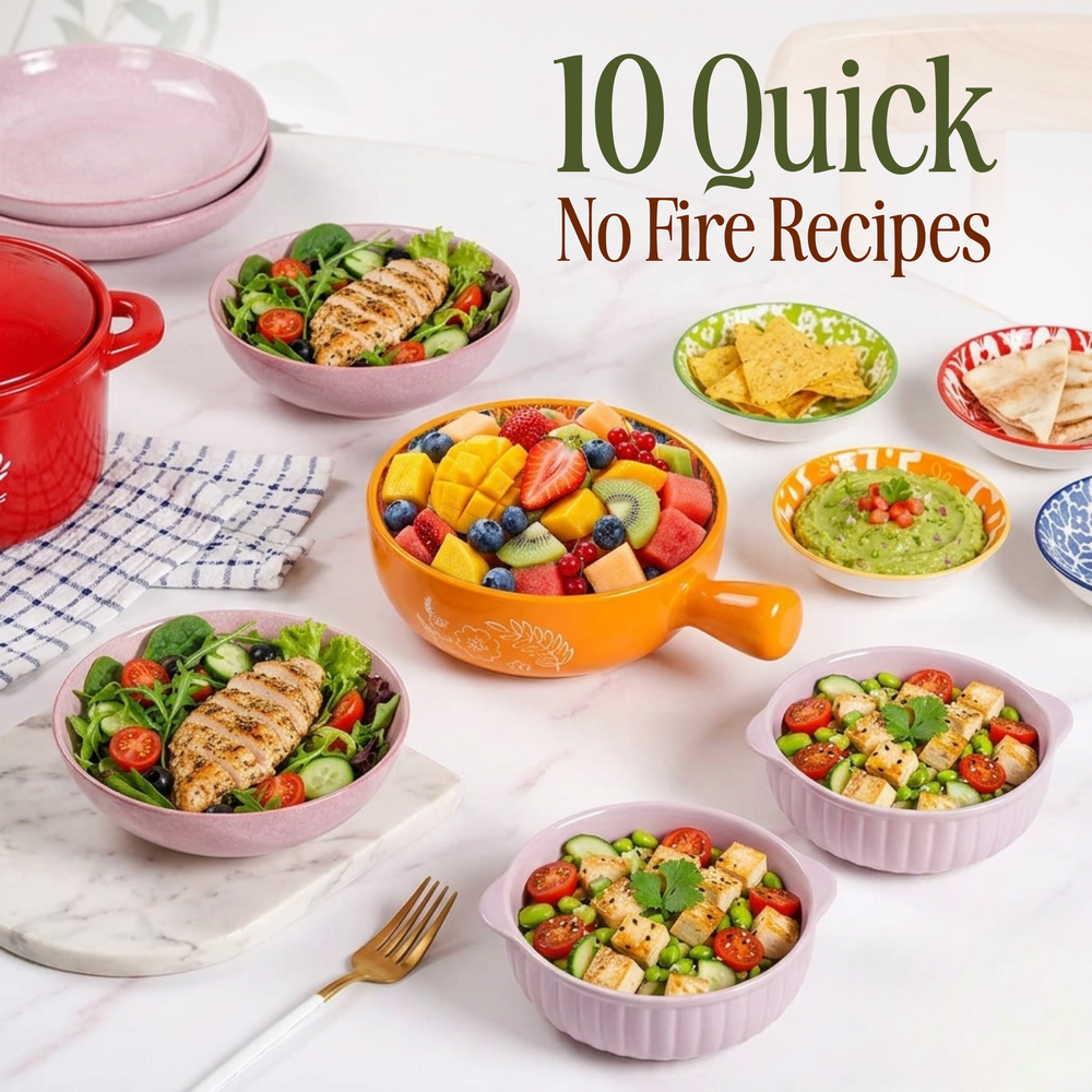 10 Delicious No Fire Recipes Using Everyday Ingredients
