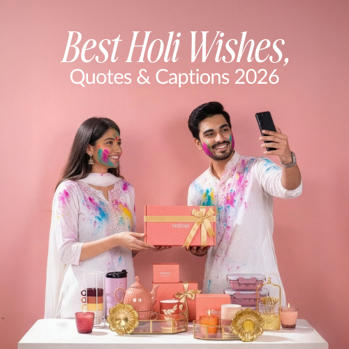 Happy Holi 2026 greetings, wishes, messages, captions, quotes and status ideas.