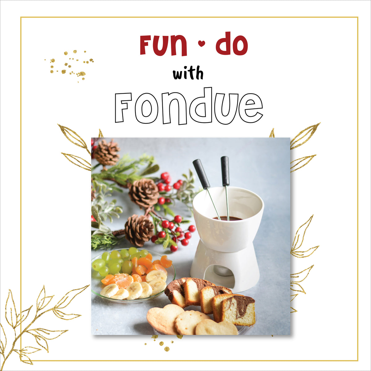 Elegance Mini Fondue Set (10 pieces) - boutique 3000