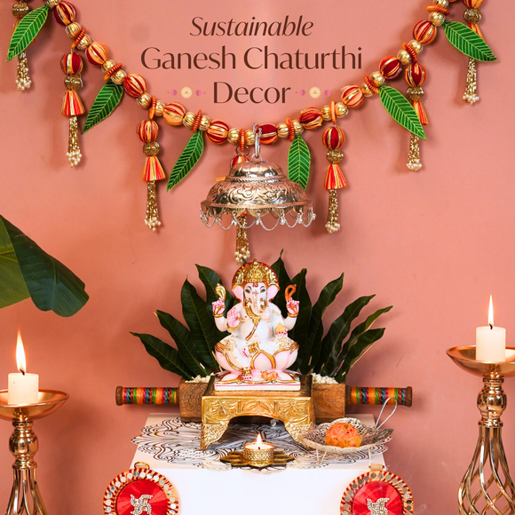 30+ Eco-Friendly Ganesh Chaturthi Decoration Ideas For A Sustainable Celebration