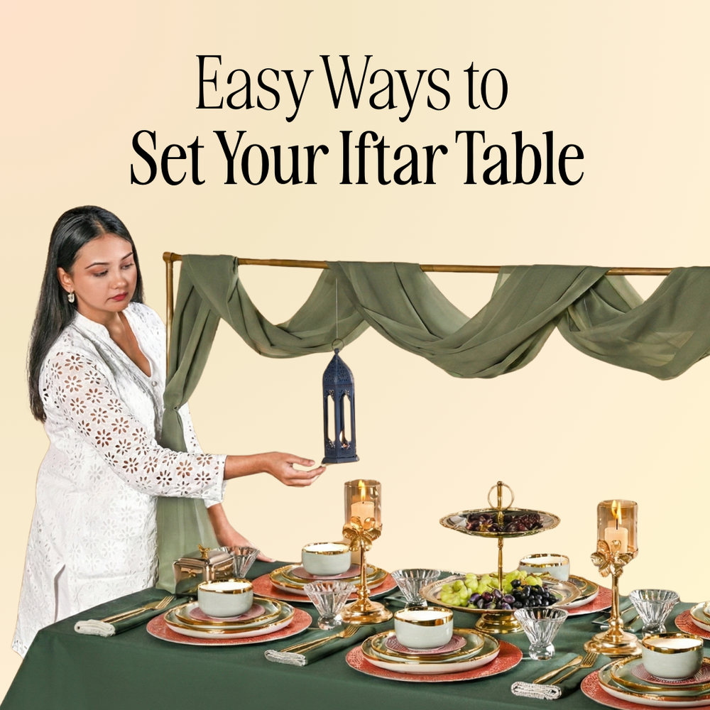 Serve Iftar Beautifully: Ramzan Table Styling Ideas