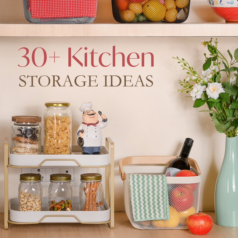 Kitchen storage ideas and hacks, tips to keep your kitchen organized