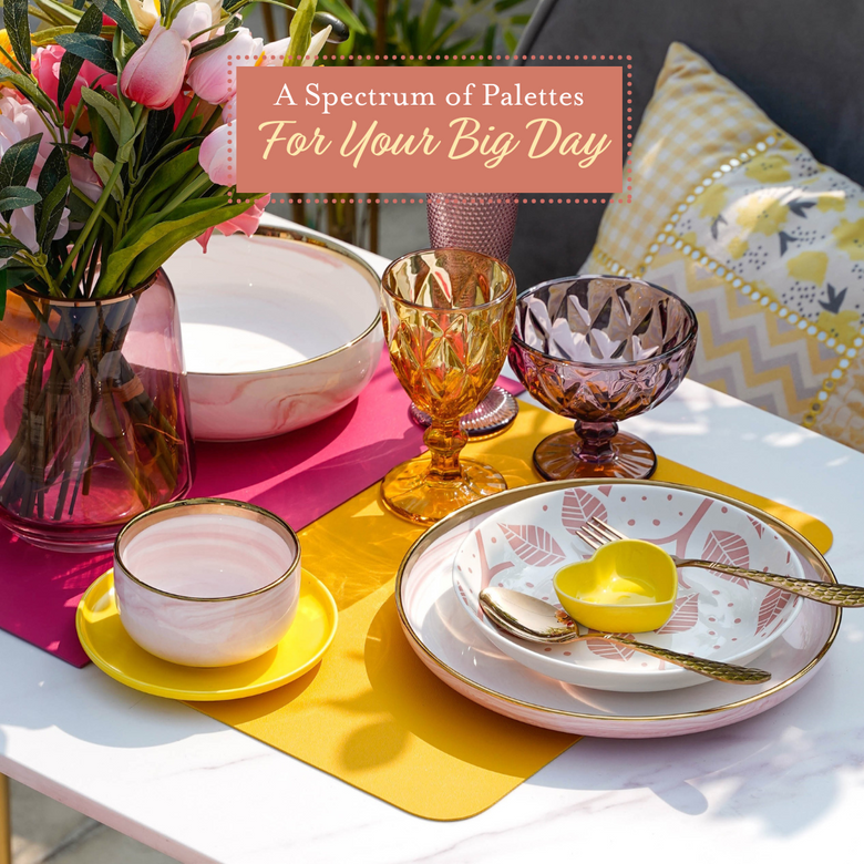 Top 5 Trending Wedding Table Decor Colour Palettes 2022-23