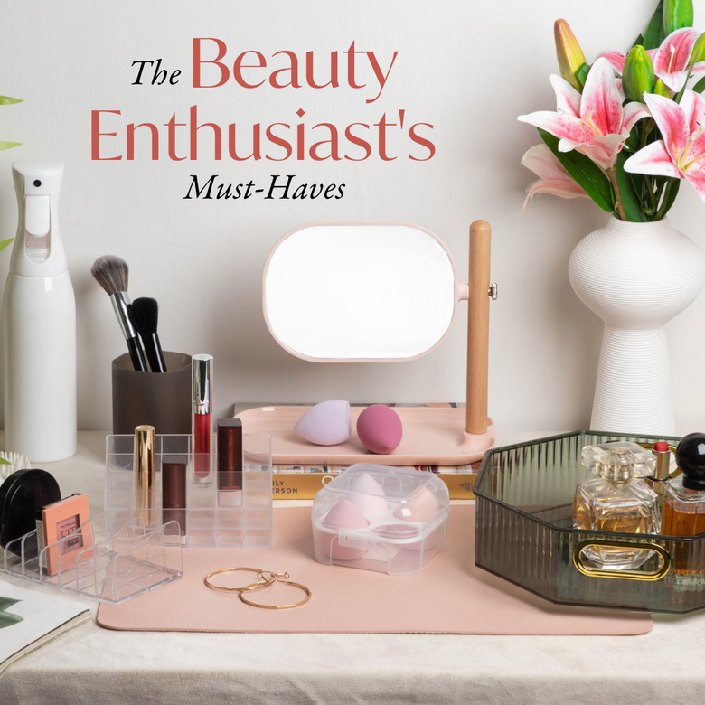 Makeup Essentials For An Organised Space & Flawless Look