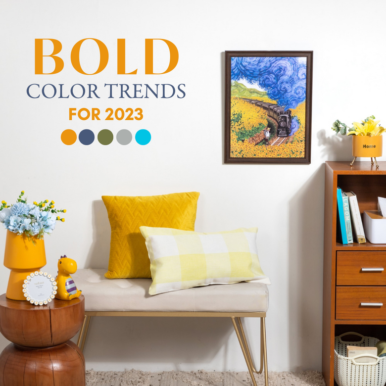 Make Your Living Room Pop With These Bold Color Decor Ideas