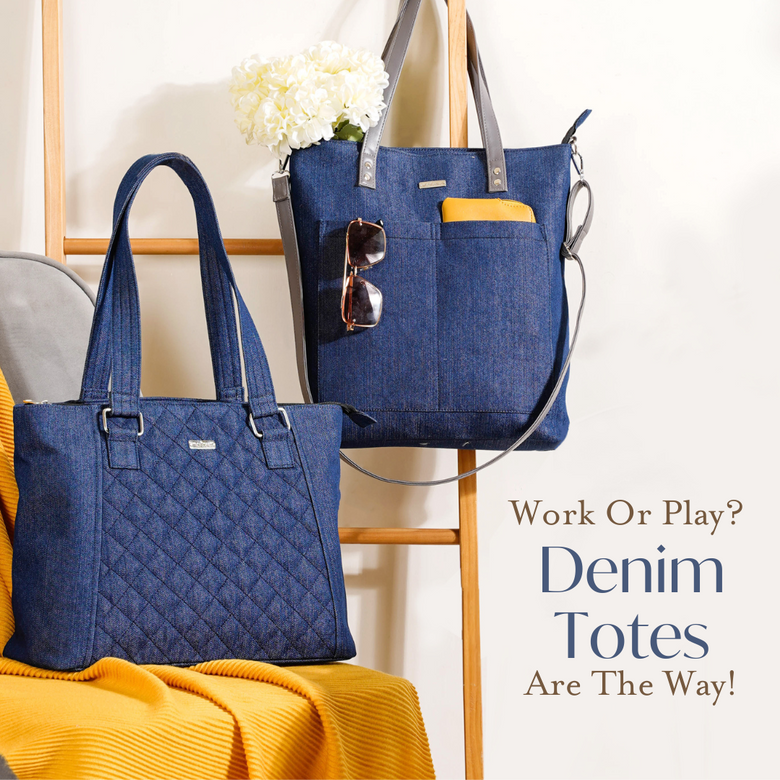 Denim Tote Bags: Sustainable, Versatile, and On-Trend