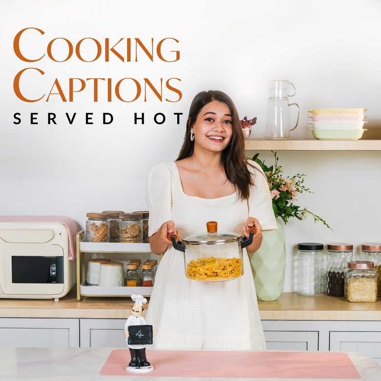 50+ Trending Cooking Captions For Instagram | Nestasia