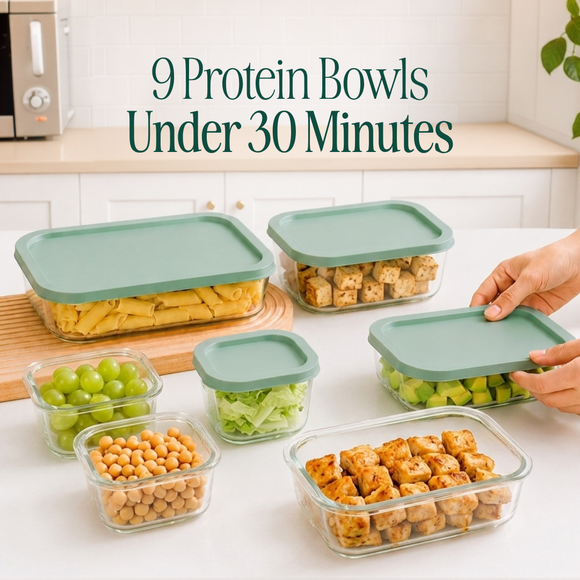balanced diet, protein bowl