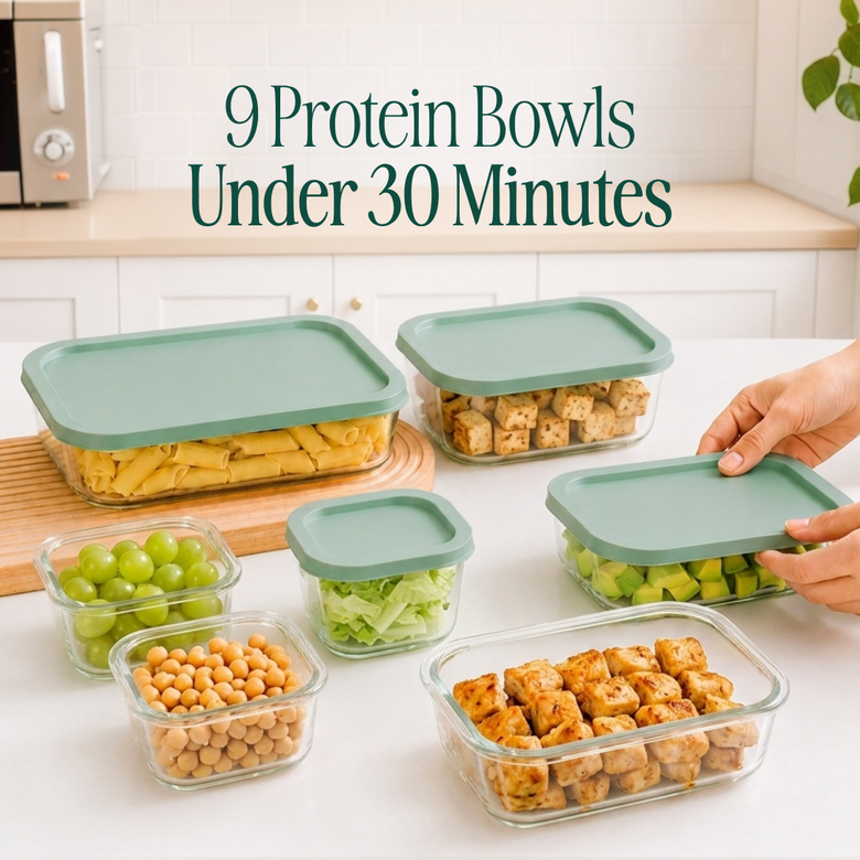 balanced diet, protein bowl