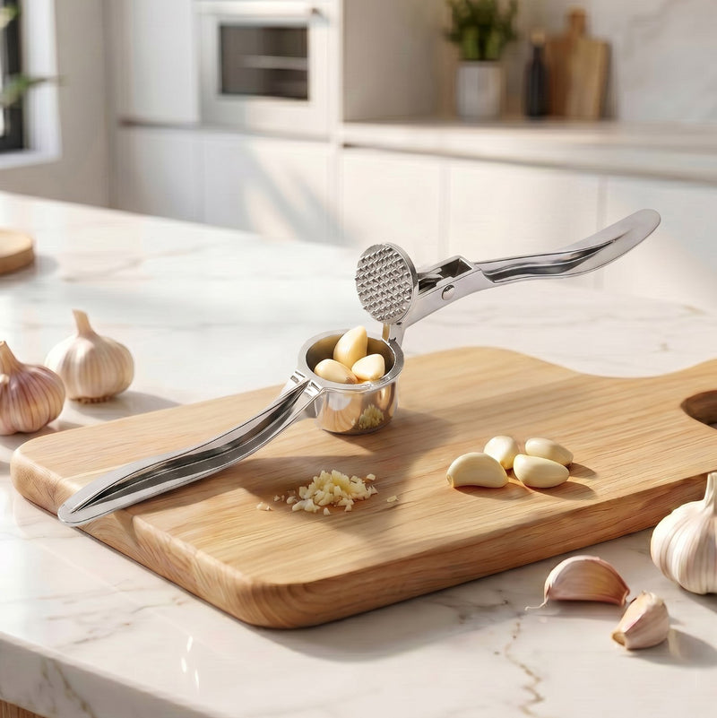 Stainless Steel Garlic Crusher Press