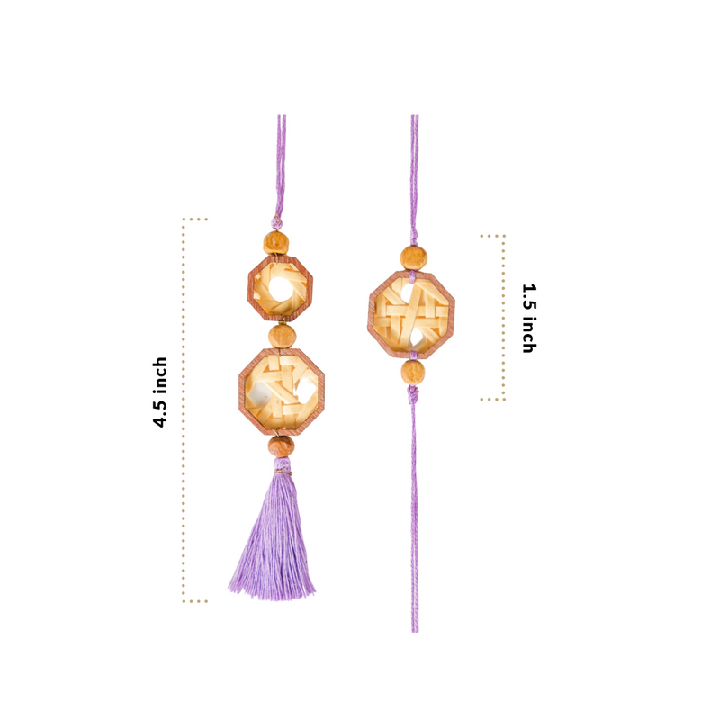 Sustainable Blossoms Rakhi Gifts Set Of 4