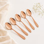 Rose Gold PVD Coated Spoon Set Of 12