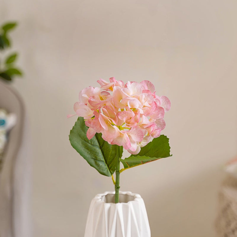 Faux Hydrangea Flower Pink- Faux Hydrangea Flower, Pink Artificial Flower, Decorative Pink Hydrangea, Pink Faux Flower, Hydrangea Decor