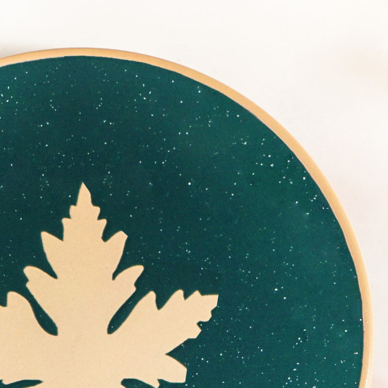 Spring Leaf Small Plates Set Of 4 15cm