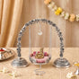Silver Plated Brass Arch Laddoo Gopal Jhula