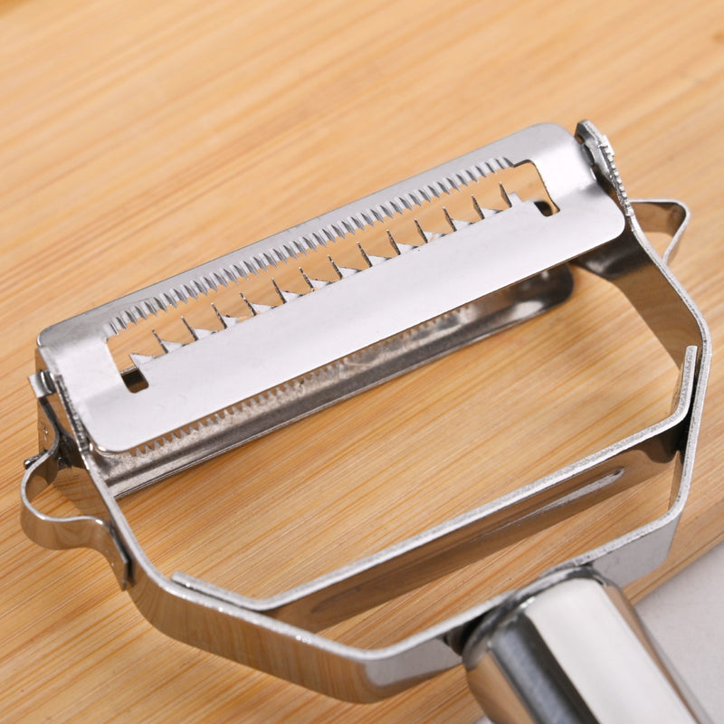 2 In 1 Stainless Steel Julienne Peeler