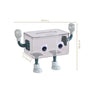 3D Robot Design Tissue Box Blue