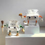 3D Cartoon Robot Tissue Box Green