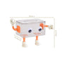 3D Cartoon Robot Tissue Box Orange