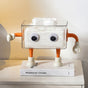3D Cartoon Robot Tissue Box Orange