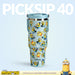 Minions Stuart Poses PickSip40 Bottle 1200ml Blue