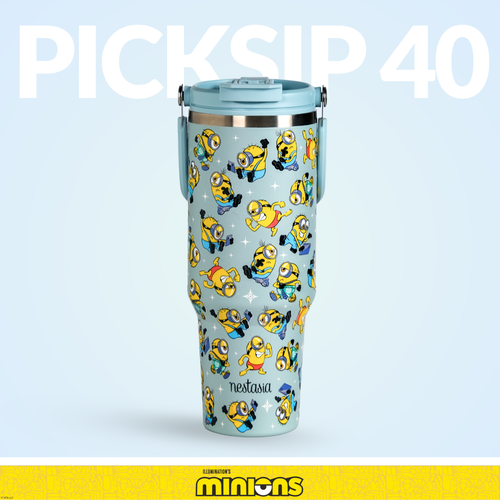 Minions Stuart Poses PickSip40 Bottle 1200ml Blue