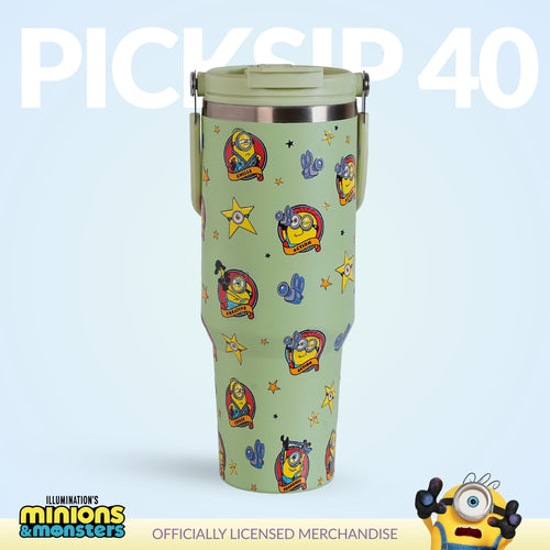 Minions And Monsters Moods PickSip 40 Bottle 1200ml Green