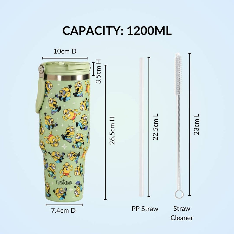 Minions Stuart Poses PickSip40 Bottle 1200ml Green