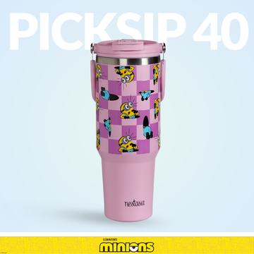 Minions Hide And Seek PickSip 40 Bottle 1200ml Pink