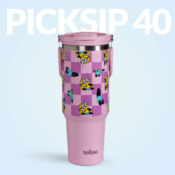 Minions Hide And Seek PickSip 40 Bottle 1200ml Pink