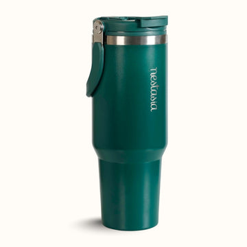 PickSip 40 Insulated Tumbler With Top Handle Emerald Isle 1200ml