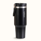 PickSip 40 Insulated Tumbler With Top Handle Black Noir 1200ml