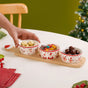 Christmas Snack Bowl Platter Set Of 4