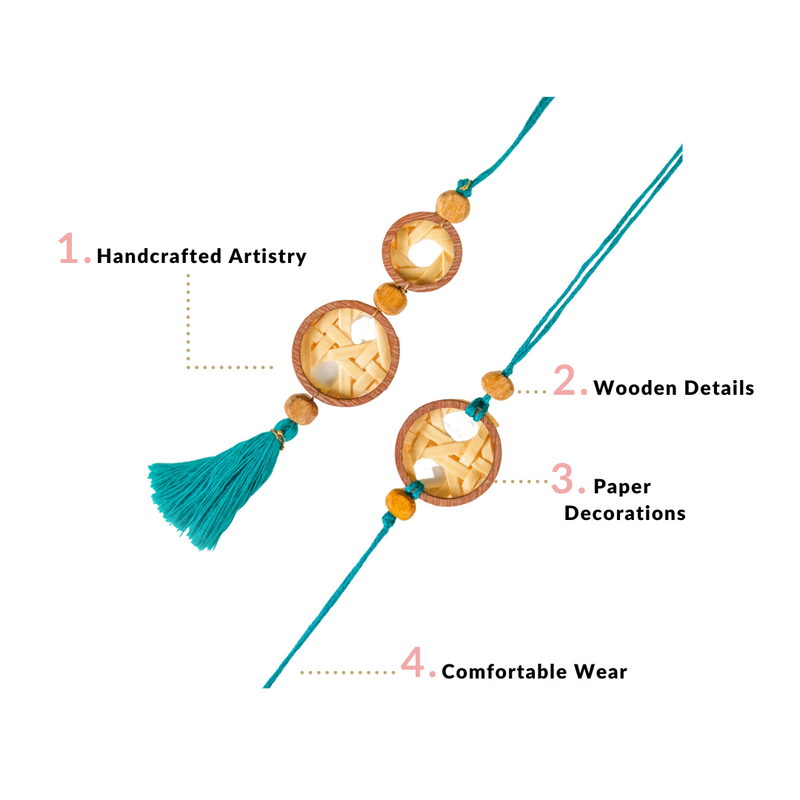 Eco-friendly Bouquet Raksha Bandhan Gift Set Of 4