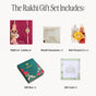 Pretty Peach Rakhi Lumba Gift Set