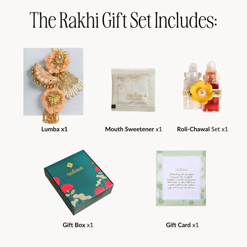 Peach Pearl Cascade Lumba Gift Set