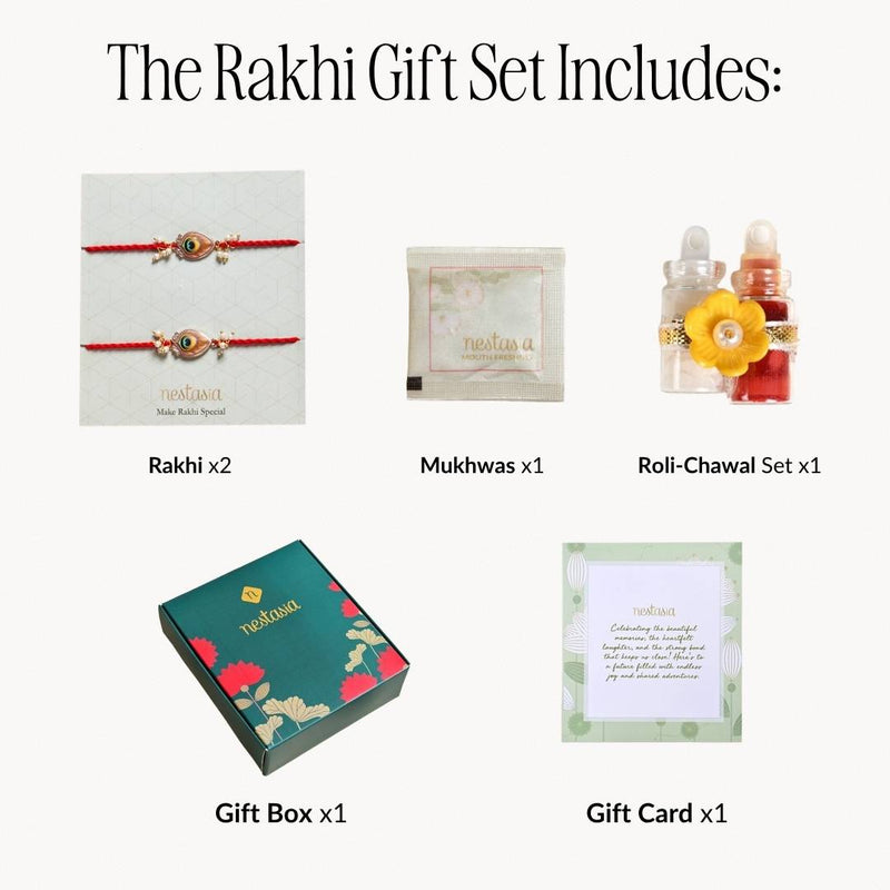 Morpankh Rakhi Duo Set