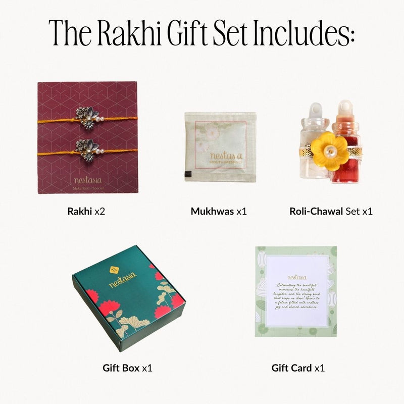 Meadowleaf Rakhi Gift Set