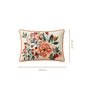 Rustic Flora Embroidered Cotton Cover 50x35cm