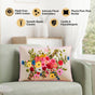 English Orchard Embroidered Cushion Cover 50x35cm