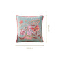 Butterfly Haven Embroidered Cotton Cushion Cover 40x40cm