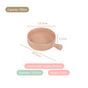 Beige Ceramic Bowl With Handle 700ml