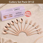 Rose Gold PVD Coated Cutlery Set Of 12