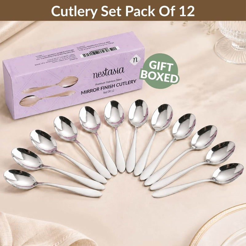 Mirror Finish Spoon Set Of 12