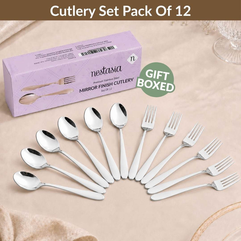 Mirror Finish Cutlery Set Of 12