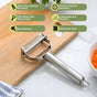 2 In 1 Stainless Steel Julienne Peeler