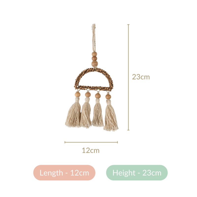 Nareli Bead Hanging Ornament Set of 2