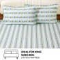 Blooming Garden Pure Cotton King Size Bedding Set 275x275cm