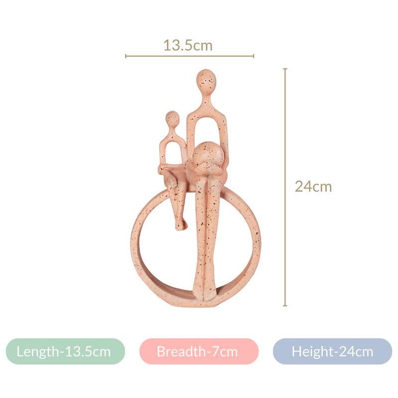 Mother And Child Resin Sculpture Showpiece